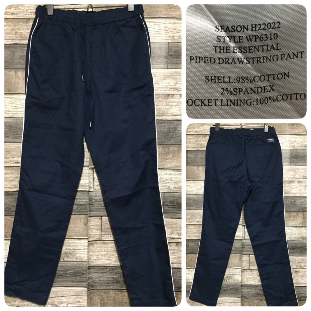 Wildfang Essential Piped Drawstring Pants Size S … - image 1